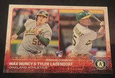 2015 Topps Update Series - Rookie Combos Max Muncy, Tyler Ladendorf #US54 (RC)