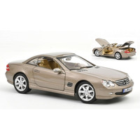 Mercedes SL 500 2003 Beige 1:18 Norev Auto Stradali -D- Neues Modell
