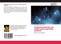 Ricardo Willy Chavez SuáRez | ImplementacióN De Costo Para Paneles Solares