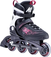 K2 Kinetic 80 W In-Line Skates Roller Blades Women's Sz 6 Black/Berry