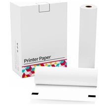 4 Rolls US Letter Size Thermal Printing Paper Quick-Dry 8.5''x11'' Thermal