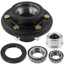 1pcs 6-lugs Trailer Idler Hub 6 On 5.5 6x5.5 For 5200 6000 Lbs Axle Kit