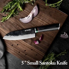 High-Carbon Santoku Kitchen Knife