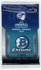2023 Bowman Chrome UEFA U21 Championship Soccer Hobby Box Sealed Pack (1)