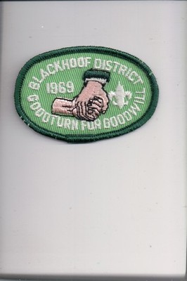 1969 Blackhoof District Good Turn Goodwill patch