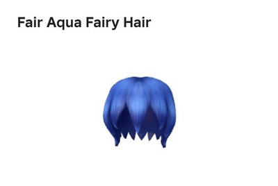 Robl0x | Fair Aqua Fairy Hair Anime Series 4 RARE Toy Code Sent Via eBay Chat