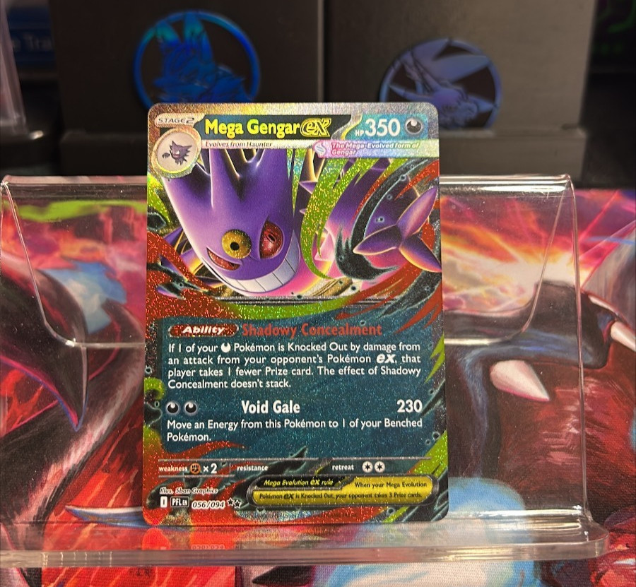 Mega Gengar EX 056/094 ME02: Phantasmal Flames Pokemon TCG