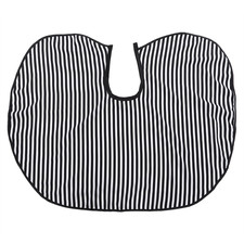 Soft Cloth Hair Cutting Barber Cape Hairdressing Gown Bib Apron Vertical Stripes