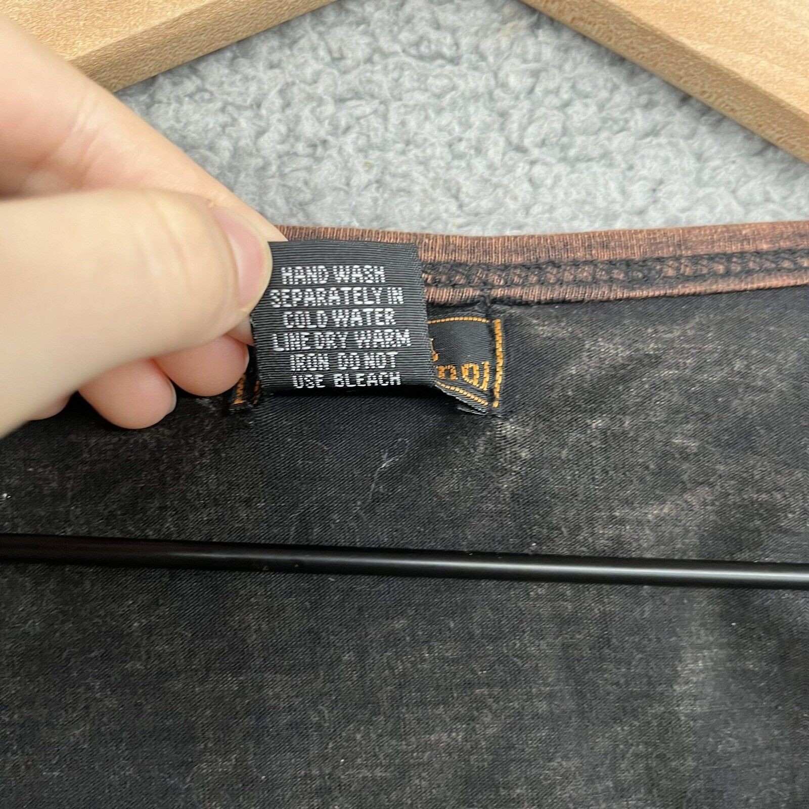 Rising International Top Medium Patchwork Bleache… - image 9