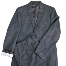 Ralph Lauren Kids Suit Jacket and Pants Charcoal Gray Polyester Rayon Size 18/20