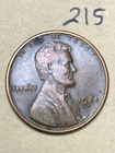 1924-D LINCOLN WHEAT CENT, "VERY FINE" CONDITION, Low Mintage DATE, #215