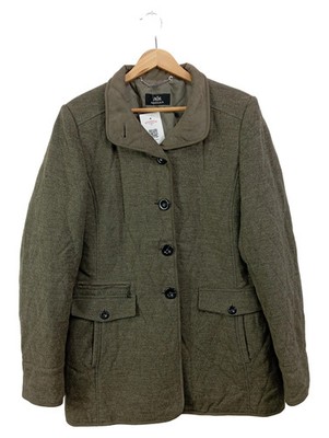 WALBUSCH Damen Winterjacke Gr. 38/M Grün Klassisch Elegant Outdoor