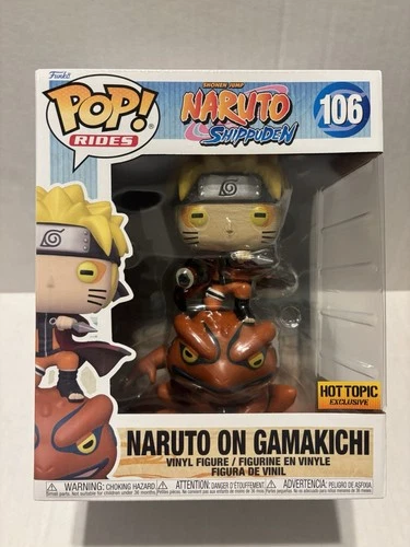 Funko Pop! Vinyl: Naruto On Gamakichi #106 Exclusive Hot Topic Edition