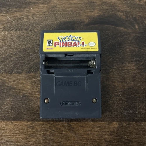 Pokemon Pinball Rumble (Nintendo Gameboy, 1999) GBC No Battery Cover AUTHENTIC