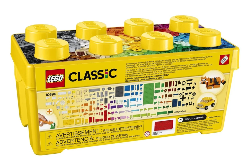LEGO Classic Medium Creative Brick Box 10696 Building Toy Set - Featuring - Image 4 of 4