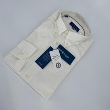 Eton Dress Shirt Men L 16 - 41 White Slim Fit Business Formal Collar Button Down