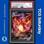 2022 POKEMON SWSH BLACK STAR PROMO CHARIZARD UPC #SWSH261 CHARIZARD VMAX PSA 9
