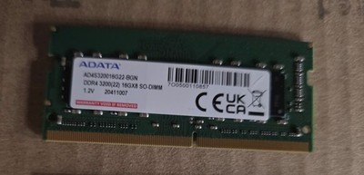 ADATA 8GB 3200MHz DDR4 SO-DIMM 260pin Memory Module AD4S32008G22-SGN