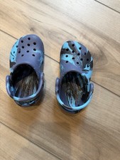 Crocs Toddlers Unisex Classic Marbled Tie-Dye Clog Navy/Multi - 6C