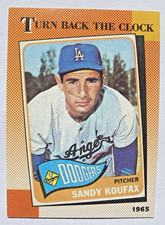 1990 Topps - Turn Back The Clock Sandy Koufax #665