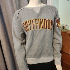 Gryffindor Sweatshirt, Universal Studios, Harry Potter, Grey Crew Neck, size S