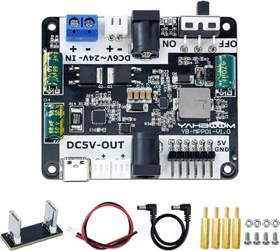 Yahboom PD Power Expansion Board for Raspberry Pi5 8GB with... 