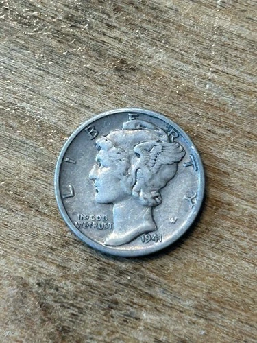 1941D Mercury Dime XF