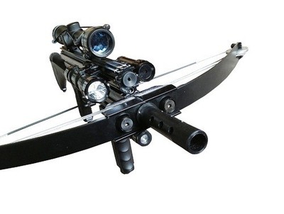 Steel-Bow スティールボウ ケース付き 80lbs WT4 TACTICAL STEEL BALL CROSSBOW w/ Tactical Light