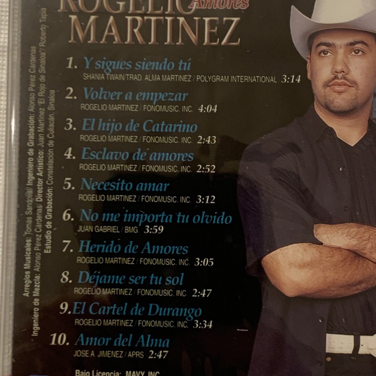 Rogelio Martinez Herido De Amores Audio CD New and Sealed
