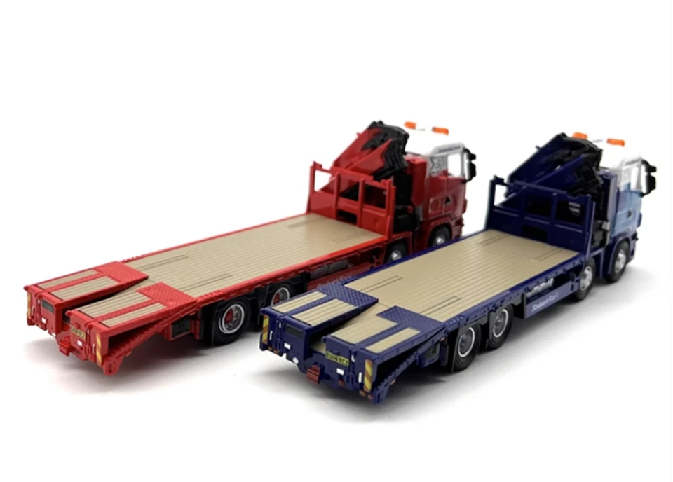 1:76 Scania R420 Trailer Flatbed Tow Truck Model Diecast Metal Car - Image 4 of 4