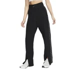 Nike Women's Pro Side tape logo Woven loose fit Pants-Black Size M