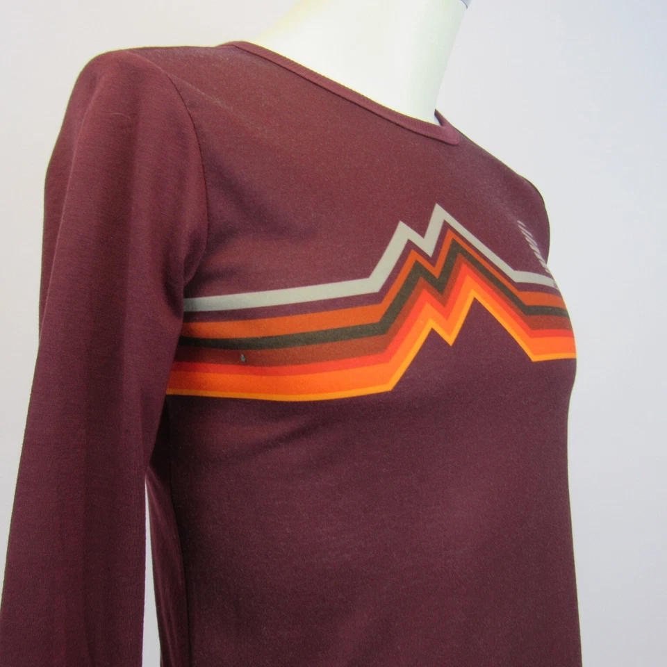 Camisa Eddie Bauer Niño Grande Manga Larga Granate Estampado Gráfico Informal ¡BONITA! Foto 4 de 4