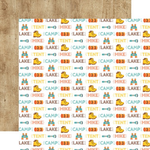 2 Sheets Echo Park Paper SUMMER ADVENTURE 12x12 Scrapbook Cardstock - U Choose - Picture 11 of 13