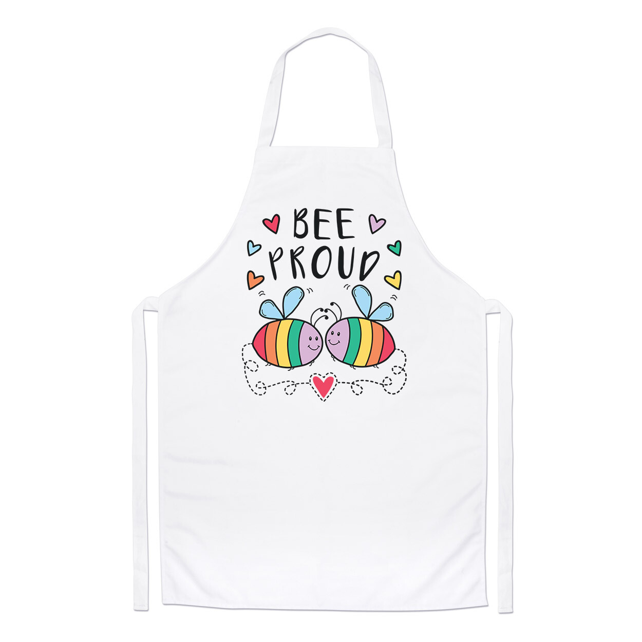 Rainbow Bee Proud LGBT Chefs Apron Gay Pride Joke Animal Be Lesbian Cooking