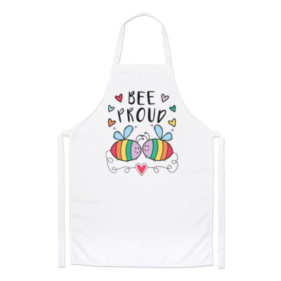 Rainbow Bee Proud LGBT Köche Schürze Gay Pride Witz Tier Sei Lesbisch Kochen