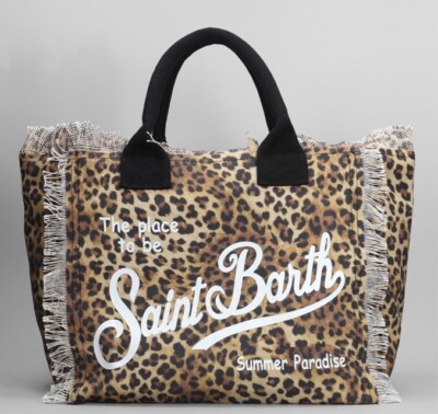 MC2 SAINT BARTH Tasche Vanity Animalier Leopard GROSS nicht auffindbar ECHT