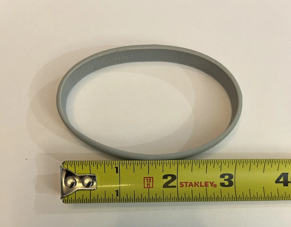 Серый одиночный резиновый силиконовый браслет New York Yankees MLB официально лицензированный - Изображение 3 из 3