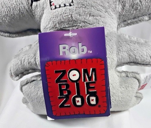 ZOMBIE ZOO 14" plush ROB new with tag F1 - Picture 2 of 5