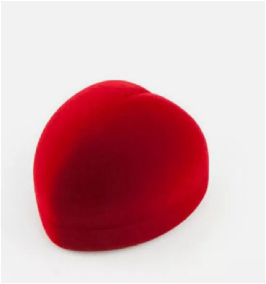 110X Engagement Jewelry Storage Box Heart Shaped Wedding Ring Box For