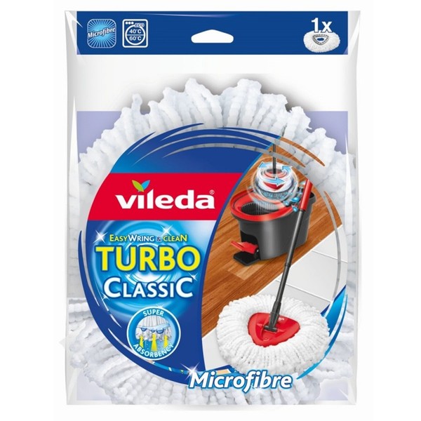 Wischmop Easy Wring Und Clean Ersatz Ersatzkopf Vileda Turbo Classic-image
