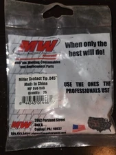 Masterweld 000-069 Miller Style Contact Tip .045", 25PK