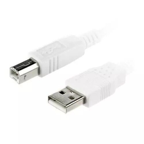 CABLE ESCÁNER IMPRESORA ALTA VELOCIDAD USB 2.0 A B 15 PIES PARA HP CANON EPSON Blanco - Imagen 2 de 3