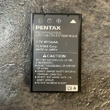 Genuine Pentax D-LI2 Battery 3.7V 1035 mAh for Optio 330 430 Digital Cameras