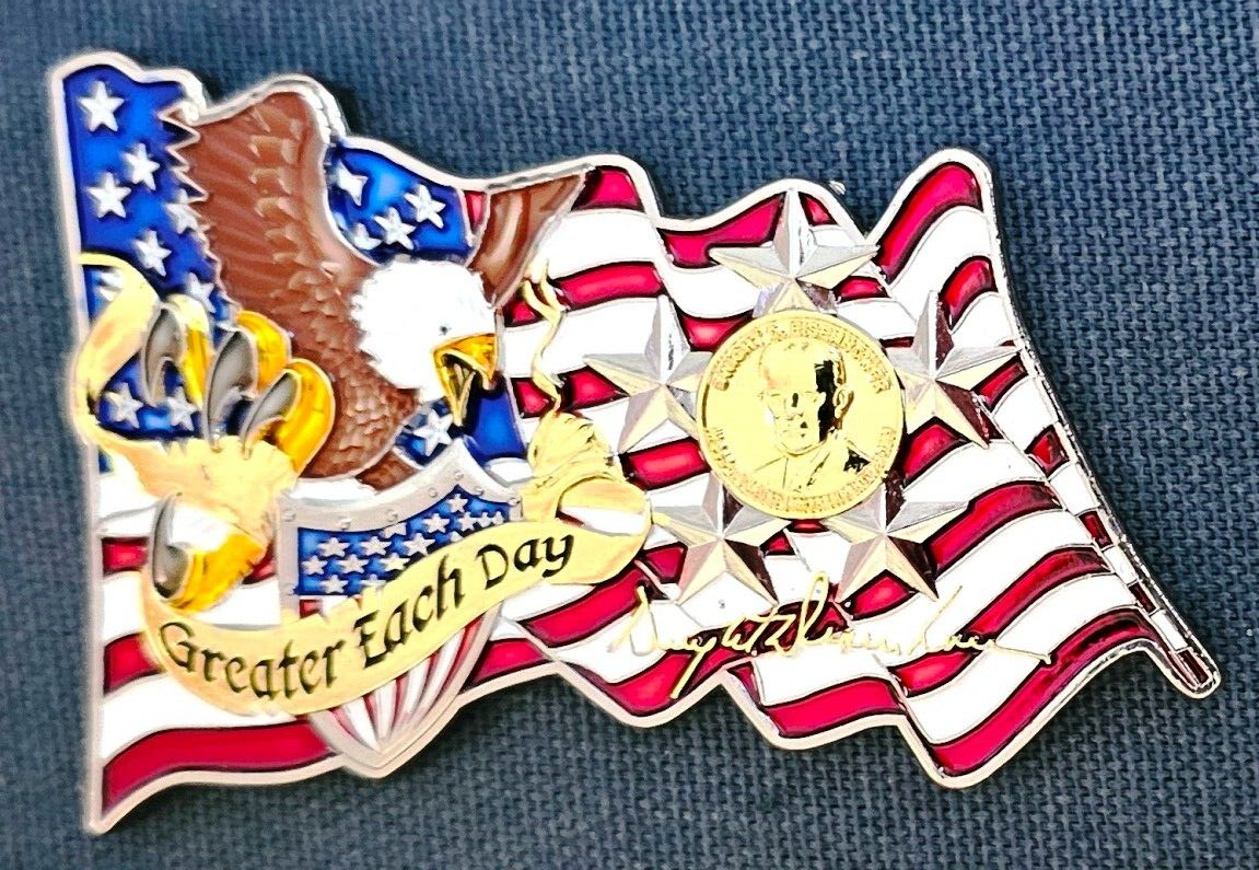 USN Navy Chiefs Mess CPO Challenge Coin USS Eisenhower CVN-69 2.5 Inch