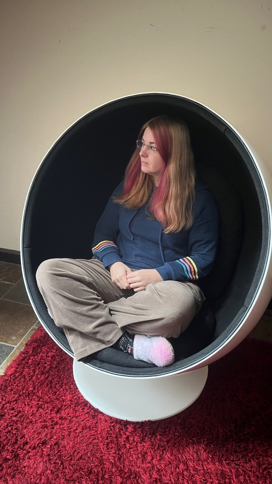 Retro 1960s / 70s Replica Eero Aarnio Ball / Egg Chair, Full Size THE