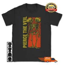 Vintage Pierce The Veil Band Short Sleeve Cotton Black S-4XL Unisex Shirt SS036
