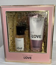 Victoria Secret LOVE Perfume Fragrance Body Mist Fine Fragranc Lotion Gift Set