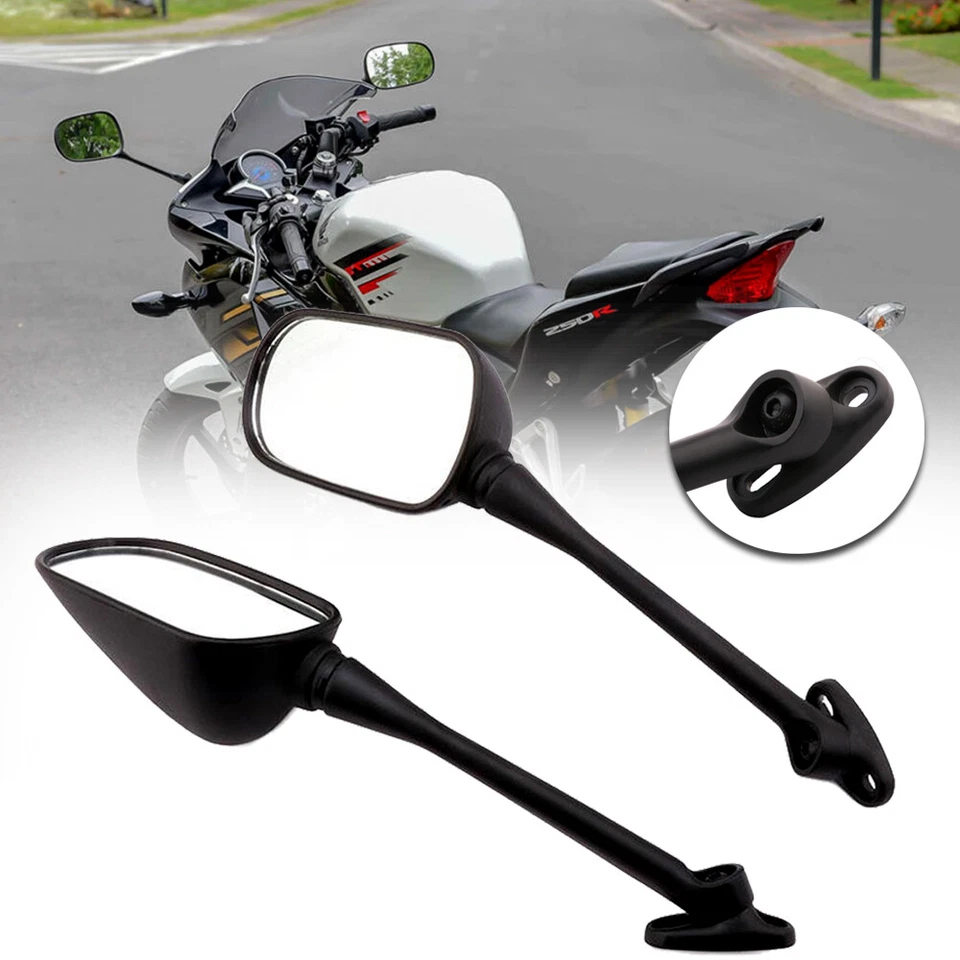 Espejos retrovisores laterales moto Honda CBR250R 2011-2013 CBR500R 2012-2014 Foto 2 de 4