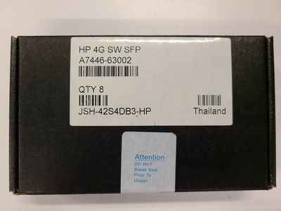 NIOB HP 4G SW SFP Transceiver Module | A7446B | 5-5 P/N: A7446-63002 | Lot of 8 