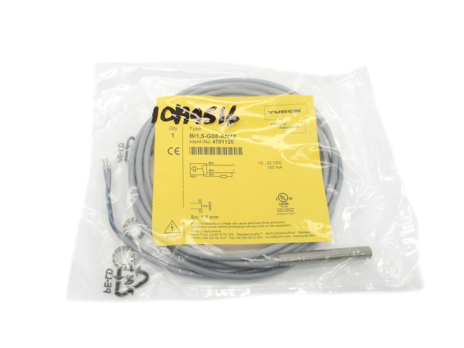 TURCK BI15-G08-AN7X NSMP